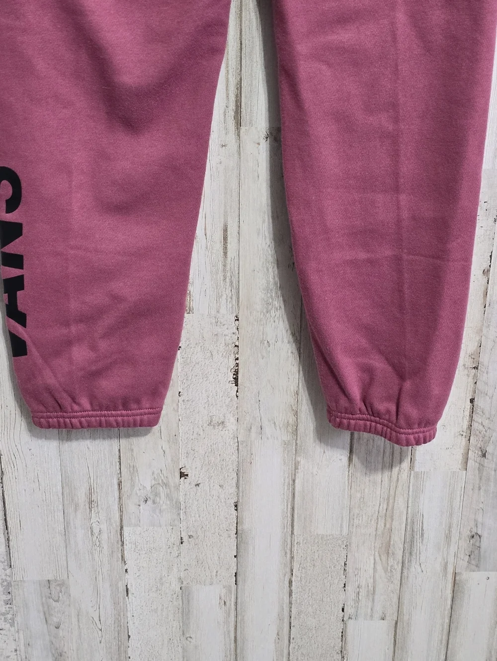 Vans Pink Black Kids Flying V Graphic Joggers Size Large